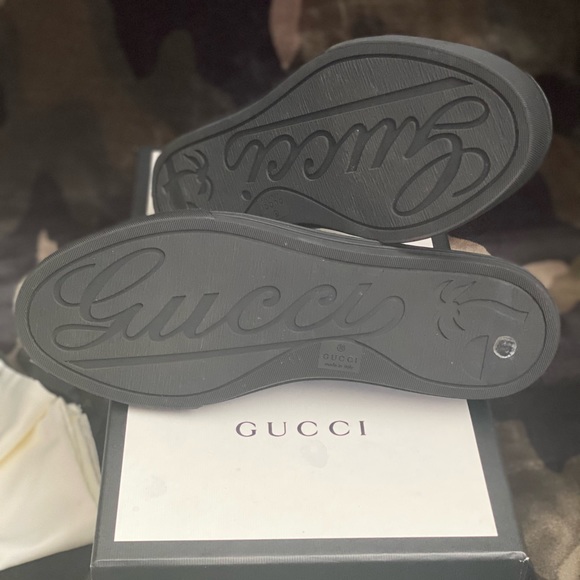 Gucci Original GG/Micro’soft Piombo Nero/Nero. Gucci size 07, US size 9. - Picture 5 of 6